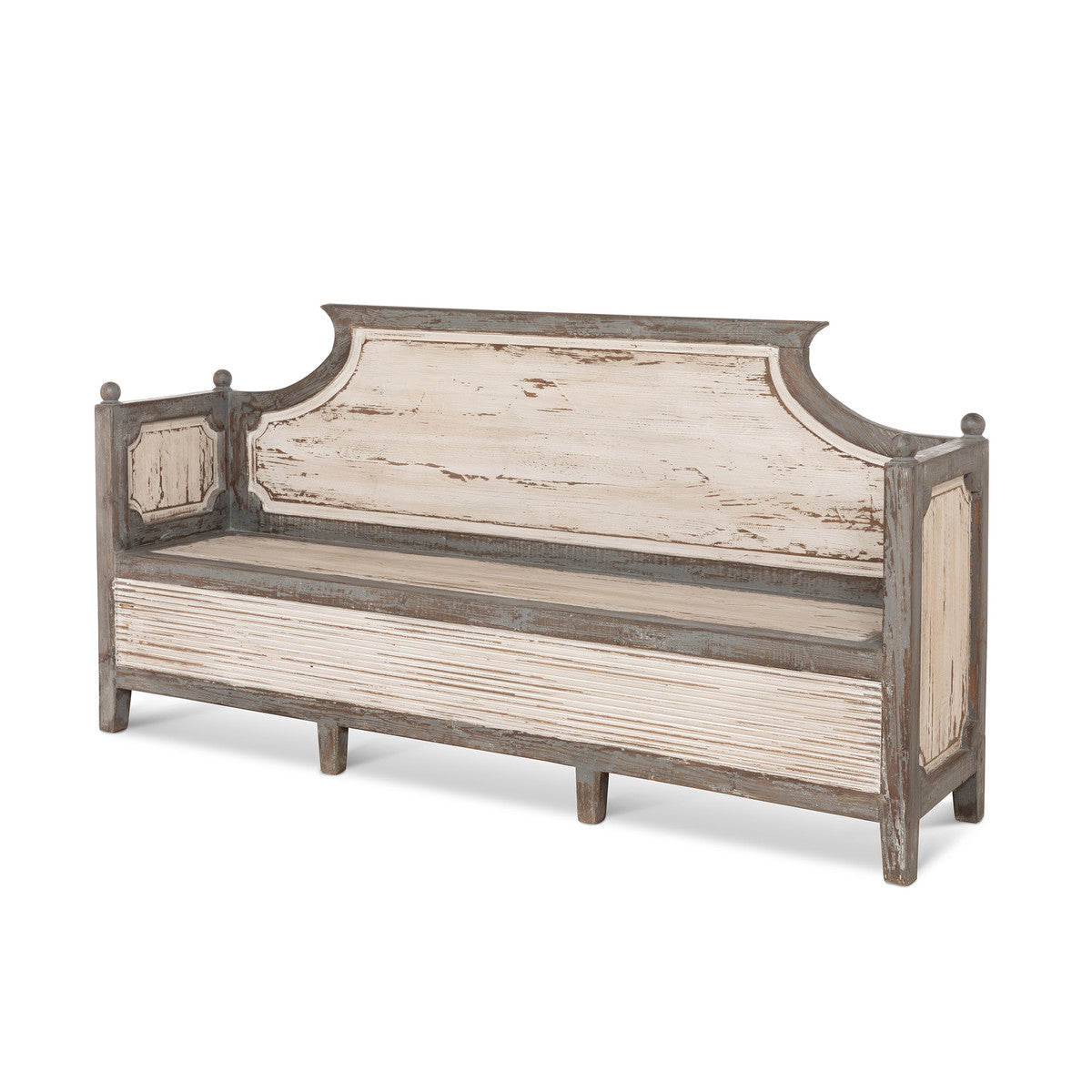Simone French Style Wooden Bench