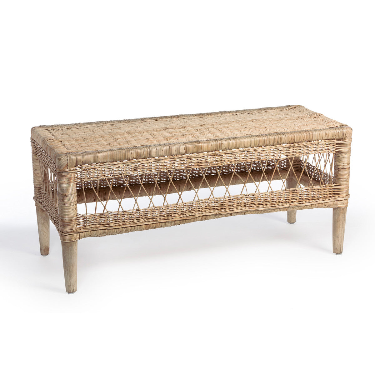 Brenna Rattan Chair + Table